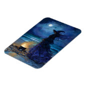 Magnet Flexible Sorcière par la mer Lune Flexible (Côté Gauche)