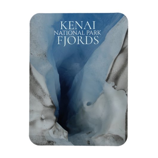 Magnet Flexible Sortie Glacier Moulin, Parc national de Kenai Fjor (Vertical)