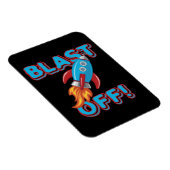 Magnet Flexible Soufflez le bateau de Rocket (Côté Droit)