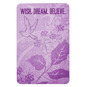 Magnet Flexible Souhait. Rêve. Croyez