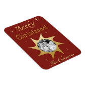 Magnet Flexible Souhaits de Noël brillants - aimant photo (Côté Droit)