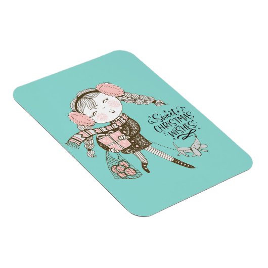 Magnet Flexible Souhaits de Noël doux (Côté Droit)