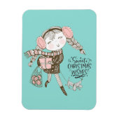 Magnet Flexible Souhaits de Noël doux (Vertical)