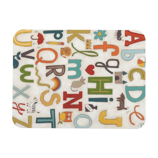 Magnet Flexible Soupe Alphabet (Horizontal)
