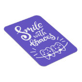 Magnet Flexible Souriez Avec Des Bracelets | Dents souriants (Côté Droit)