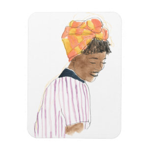 Magnet Flexible Sourire fort et beau de femme