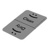 Magnet Flexible Sourire/Frown - Gris Verre (Côté Gauche)