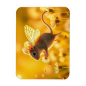 Magnet Flexible Souris Fée dans le jardin (Vertical)