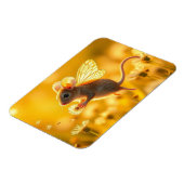 Magnet Flexible Souris Fée dans le jardin (Côté Gauche)