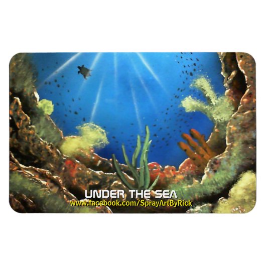 Magnet Flexible Sous la mer (Horizontal)