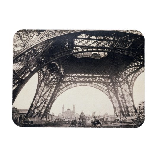 Magnet Flexible Sous la Tour Eiffel, avant de monter, de "L" (Horizontal)