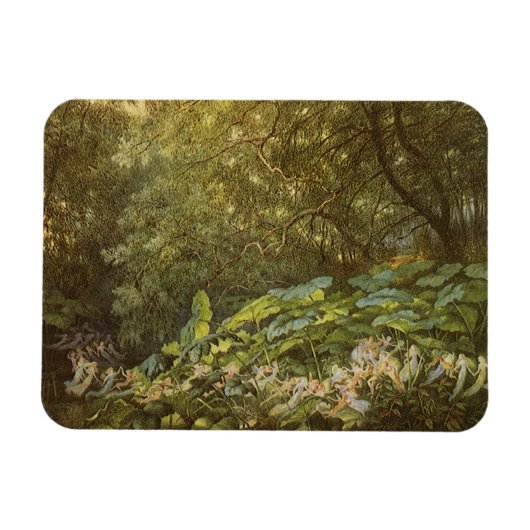 Magnet Flexible Sous les Feuilles de Dock par Richard Doyle, Fairy (Horizontal)