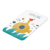 Magnet Flexible Sous-marin à doodle mignon | Explorer (Côté Gauche)