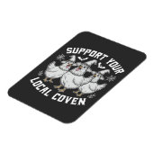 Magnet Flexible Soutenez votre Coven Roster local Halloween Éffray (Côté Gauche)