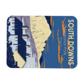Magnet Flexible South Downs National Park Sept Soeurs Angleterre (Horizontal)