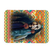 Magnet Flexible Southwest Native American Brave (Horizontal)