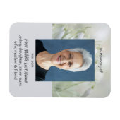 Magnet Flexible Souvenir commémoratif Fleurs de perce-neige (Horizontal)