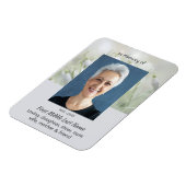 Magnet Flexible Souvenir commémoratif Fleurs de perce-neige (Côté Gauche)