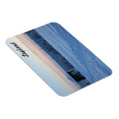 Magnet Flexible Souvenir Couché de soleil en Laponie (Côté Droit)