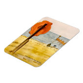 Magnet Flexible Souvenir de Wells Next The Sea Norfolk Angleterre (Côté Gauche)