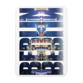 Magnet Flexible souvenir texte de Berlin (Vertical)