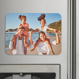 Magnet Flexible Souvenirs de Famille Photo Personnalisée