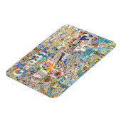 Magnet Flexible Souvenirs. Park Güell. Grande Mosaïque. Partie 1. (Côté Gauche)