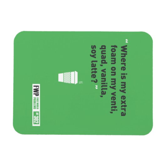 Magnet Flexible Soy Latté (Horizontal)