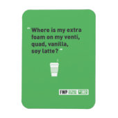 Magnet Flexible Soy Latté (Vertical)