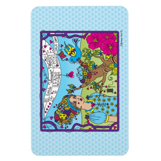 Magnet Flexible Soyez aimable chaque fois que possible_Aimant flex (Vertical)