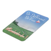 Magnet Flexible Soyez Différents, Soyez Libres (Côté Gauche)
