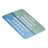 Magnet Flexible Soyez Fort Et Courageux Belle Plage Christian (Côté Droit)