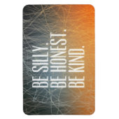 Magnet Flexible Soyez honnête - Citation Motivationnelle (Vertical)