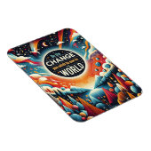 Magnet Flexible Soyez le changement que vous souhaitez voir (Côté Droit)