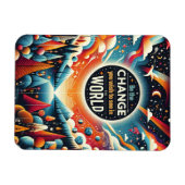 Magnet Flexible Soyez le changement que vous souhaitez voir (Horizontal)