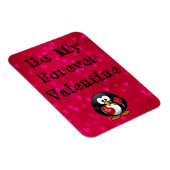 Magnet Flexible Soyez Mon Forever Valentine Penguin (Côté Droit)