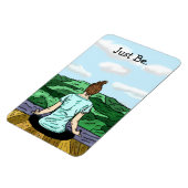 Magnet Flexible Soyez simplement Inspirant Yoga Nature (Côté Gauche)