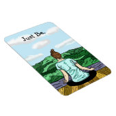 Magnet Flexible Soyez simplement Inspirant Yoga Nature (Côté Droit)