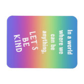 Magnet Flexible Soyons comme des couleurs arc-en-ciel dégradantes (Horizontal)