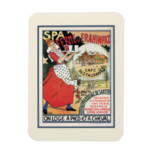 Magnet Flexible Spa Belgique 1894 Café Restaurant Frahinfaz ad