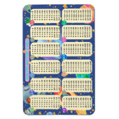Magnet Flexible Space Math Adventures ! - (Multiplication 1 à 12) (Vertical)