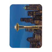 Magnet Flexible Space Needle et le centre de Seattle (Vertical)