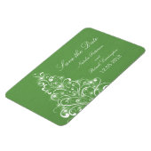 Magnet Flexible Sparkly Holiday Tree Save the Date Magnet, Green (Côté Gauche)