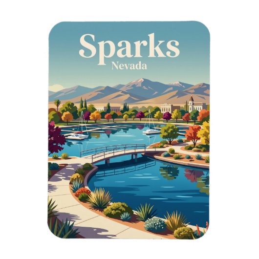 Magnet Flexible Sparks, Nevada (Vertical)
