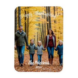 Magnet Flexible Spécial 1 Bon thanksgiving photo de famille