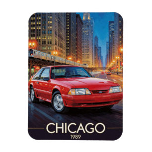 Magnet Flexible Spectacle de rue à Chicago dans les années quatre-