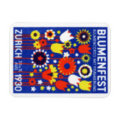 Magnet Flexible Spectacle suisse de fleurs 1930 (Horizontal)