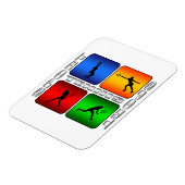 Magnet Flexible Spectaculaire Tennis (Femme) (Côté Gauche)