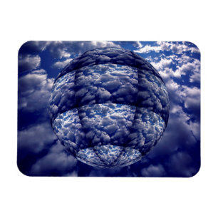 Magnet Flexible Sphère 3D de nuage abstrait