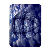 Magnet Flexible Sphère 3D de nuage abstrait (Vertical)